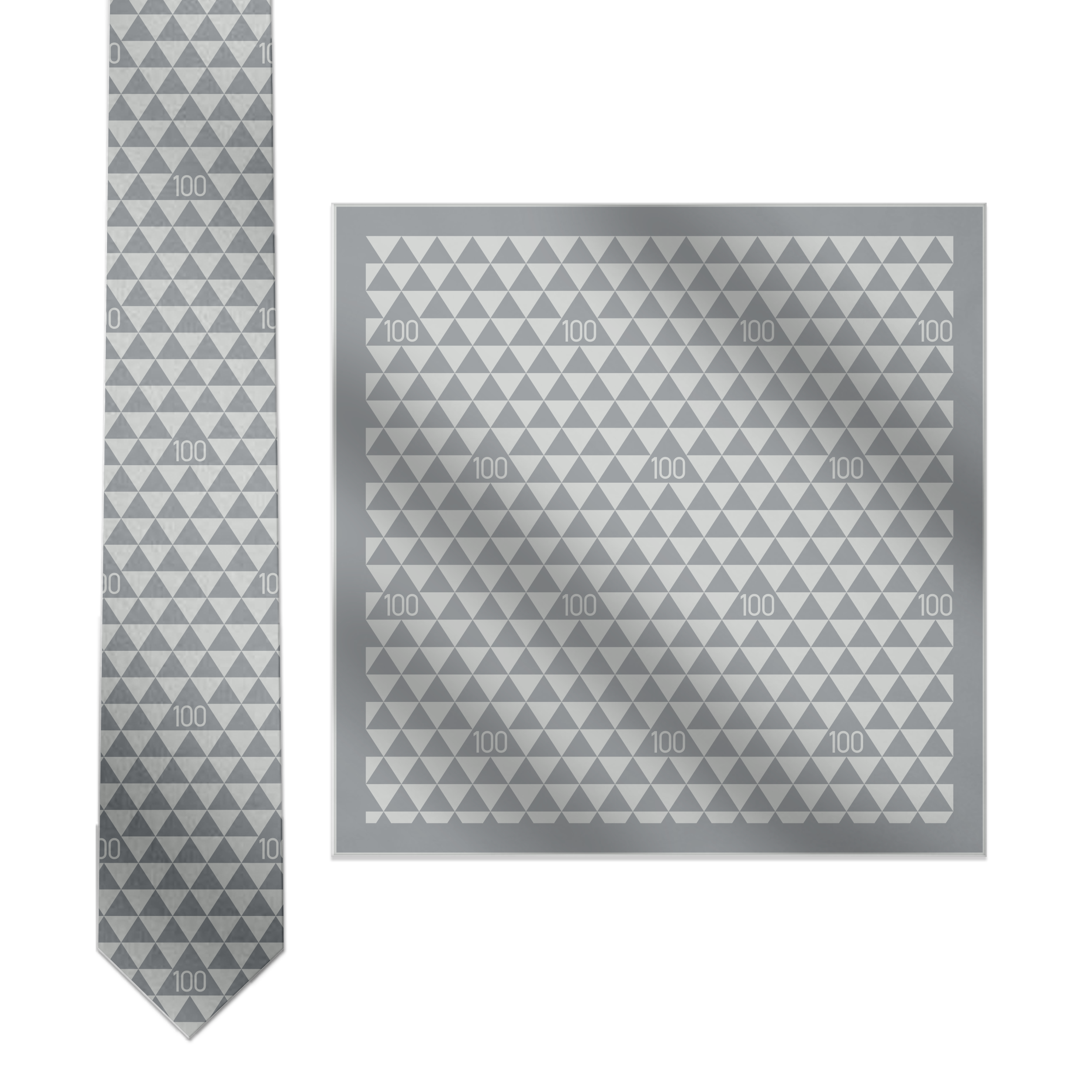 Above-Wing Tie + Pocket Square Bundle